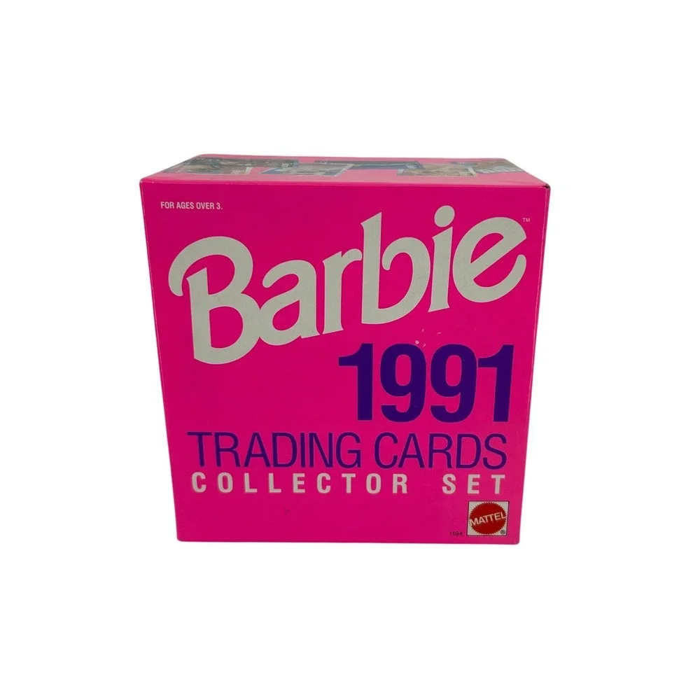 Vintage Mattel Barbie 1991 Trading Cards Collector Set Retro 90s Memorabilia